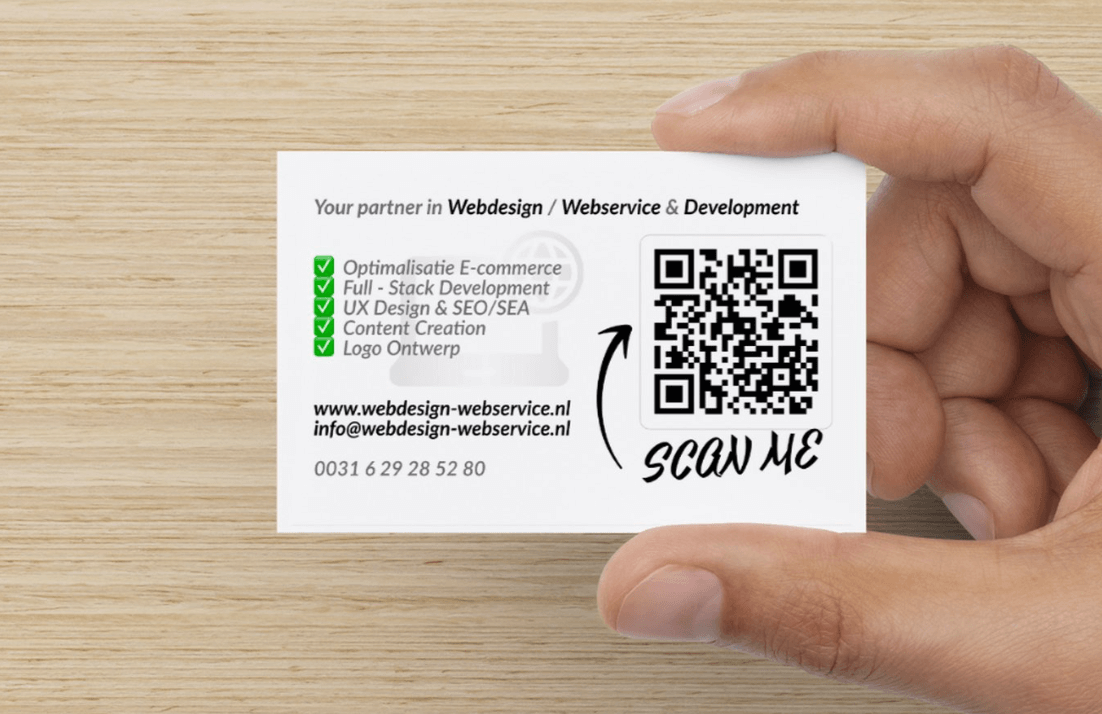 Image Business Card Back-Hand Webdesign-Webservice.nl